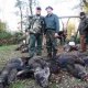 <h1 style="font-size: 12px">Caccia al Cinghiale: Daniele C. con il Capocaccia Gelsomini dopo una bellissima battuta al cinghiale nei monti di Castro. (Viterbo).</h1>